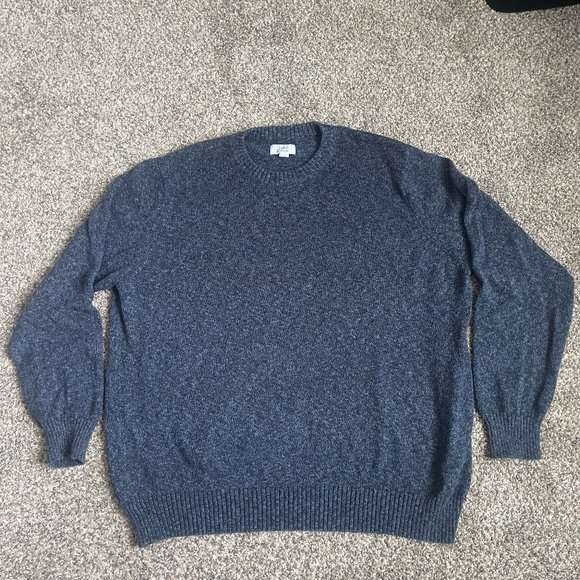 Men's Croft & Barrow Blue Grey Crewneck Sweater, Size XL - Picture 1 of 8